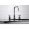 Kingston Brass FSC8939ZX Millennium Widespread Bathroom Faucet W/ Brass Pop-Up, Nickel FSC8939ZX - alternate 3